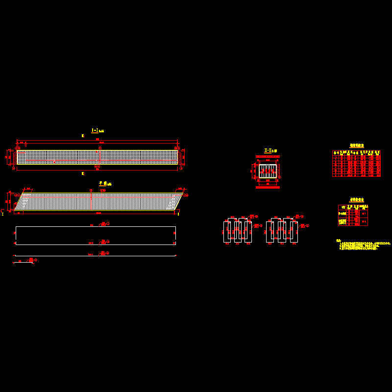 桥台盖梁钢筋构造图.dwg