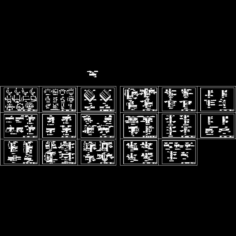 玻璃棉墙体构造CAD图纸(cad)(dwg)