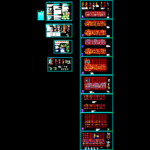 11层剪力墙结构设计CAD施工图纸(dwg)(6度抗震)(乙级桩基础)