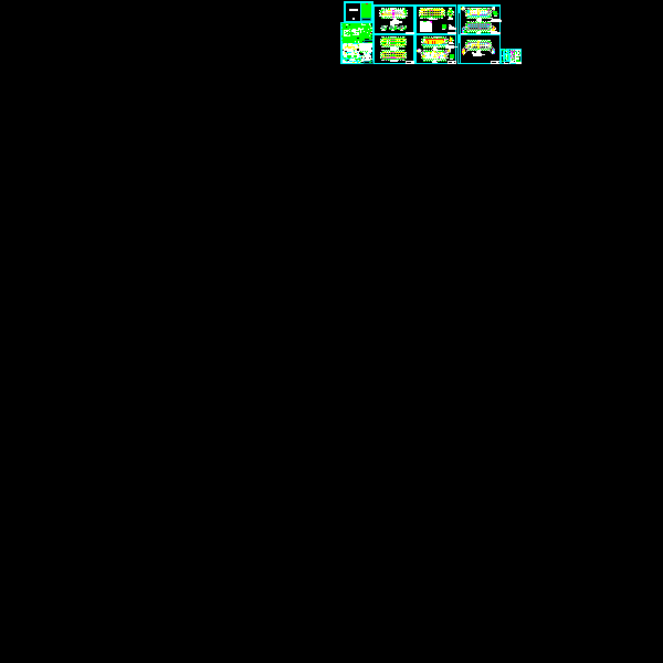 5层框架宿舍楼结构CAD施工图纸(条形基础)(dwg)