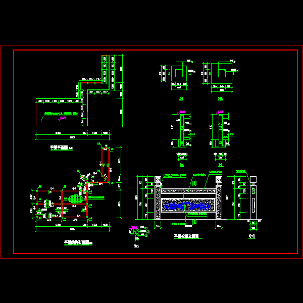 一份平桥结构dwg格式详细设计CAD图纸