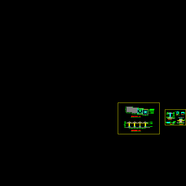 休息亭施工CAD详图纸(dwg)