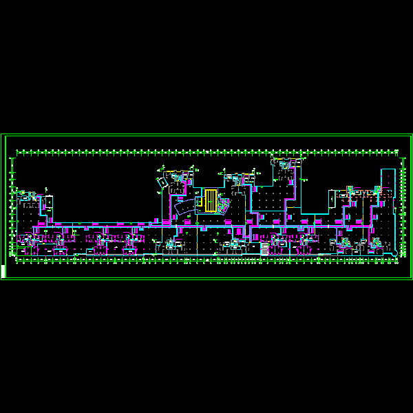 a区地下车库采暖管道平面图.dwg