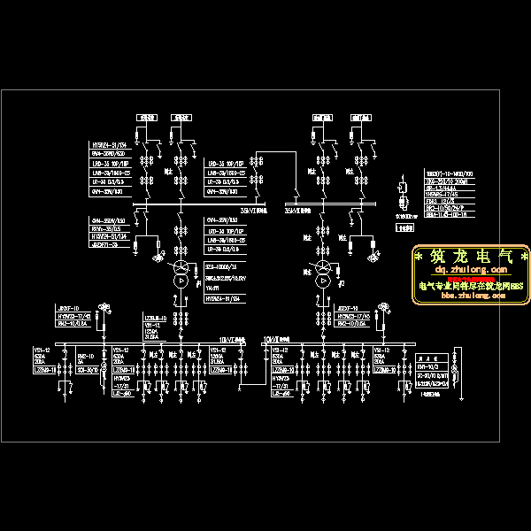 01变电所主接线图.dwg
