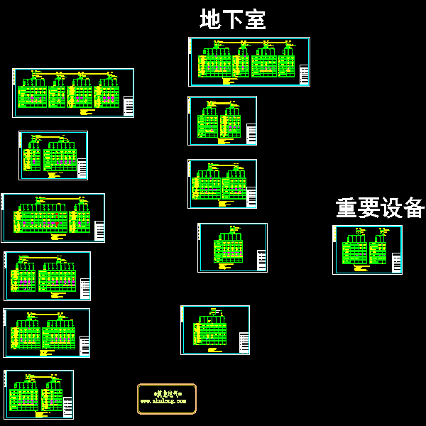 双电源自动切换配电箱系统图.dwg