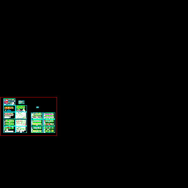 18层框剪结构住宅楼结构设计CAD施工图纸(dwg)(8度抗震)(乙级筏形基础)