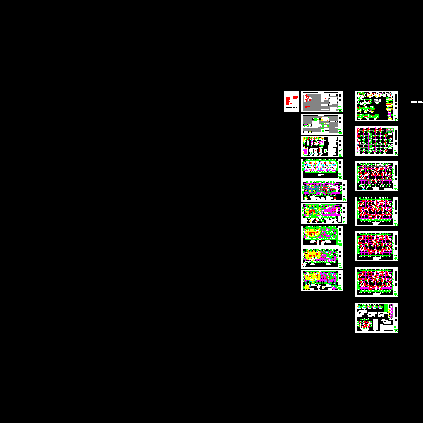 18层剪力墙结构住宅楼结构CAD施工图纸(dwg)(桩基础)