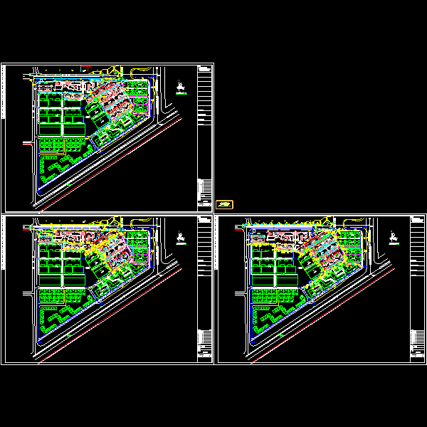 小区给排水设计CAD施工图纸(dwg)