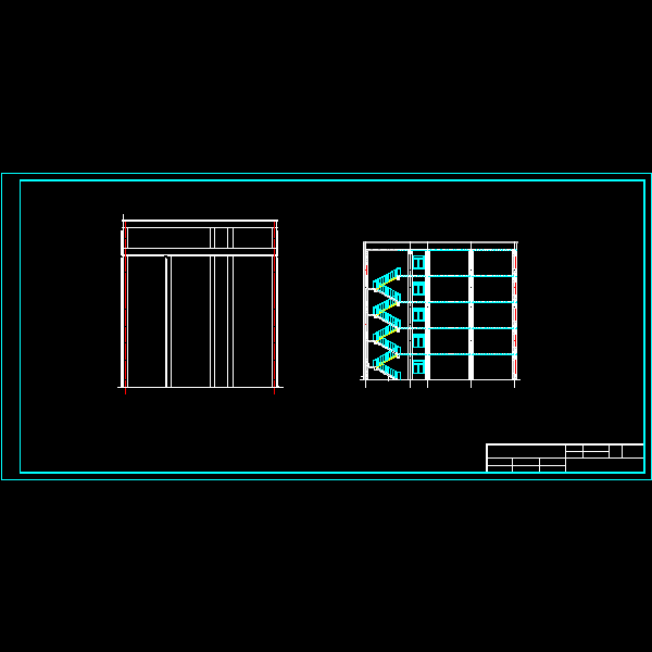 侧立面与剖面图.dwg