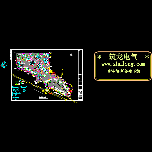 一份别墅山庄水电外网CAD图纸(市政给水)