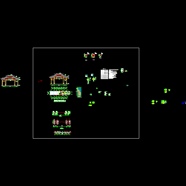牌楼施工图 - 1