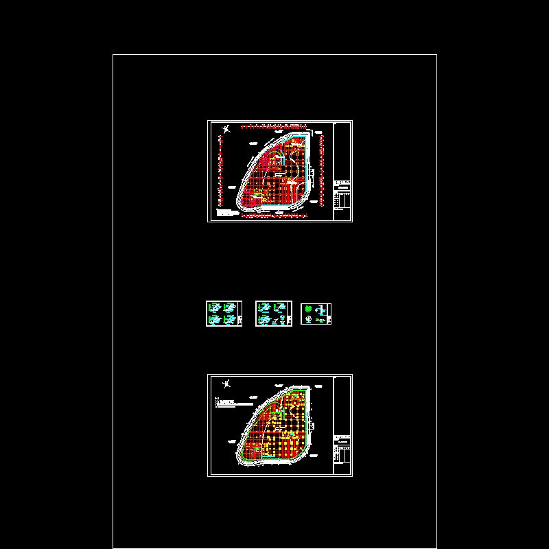 围护平面布置图、剖面图.dwg