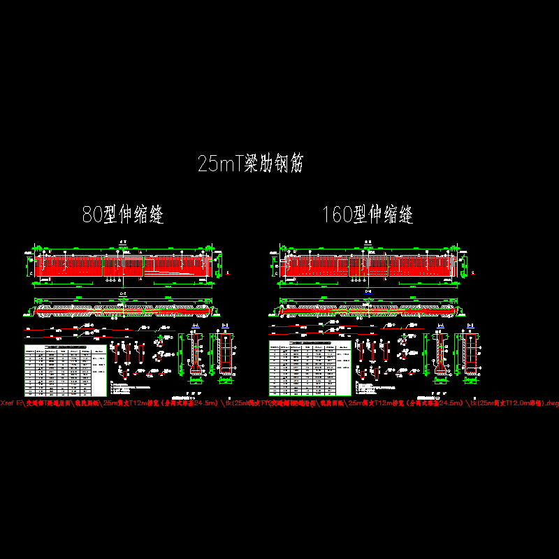 p12～13 t梁梁肋钢筋布置图（一）～（二）.dwg