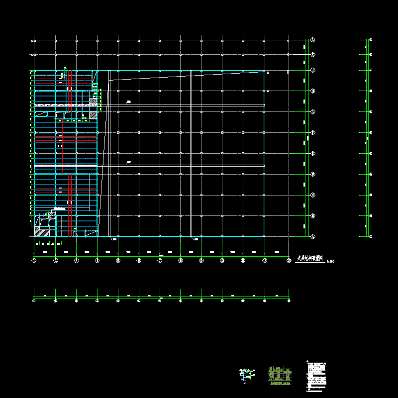 022~026-01#库房1-夹层结构布置图.dwg