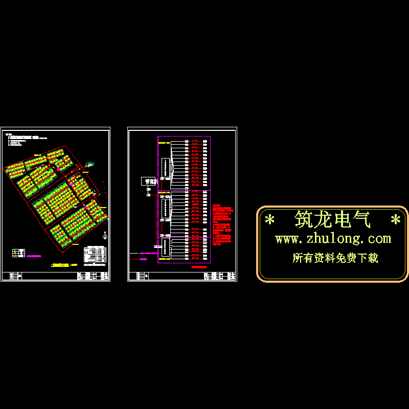 一份小区对讲拓扑CAD施工图纸(dwg)