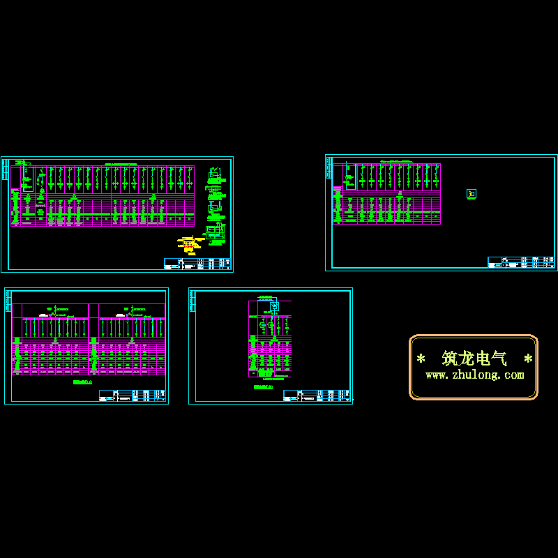 一份大厦低压配电系统CAD图纸(dwg)