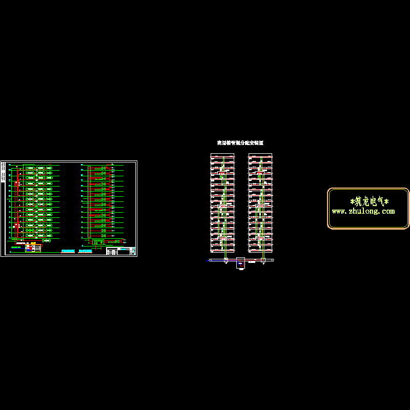 小区智能化系统CAD图纸(dwg)