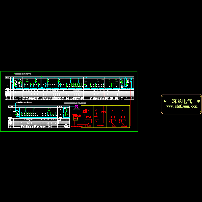 一份酒店配电系统CAD图纸(dwg)