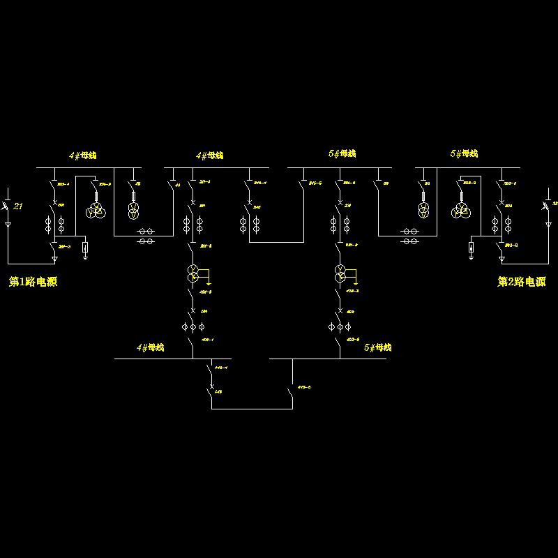 常见10KV高压系统CAD图纸(dwg)