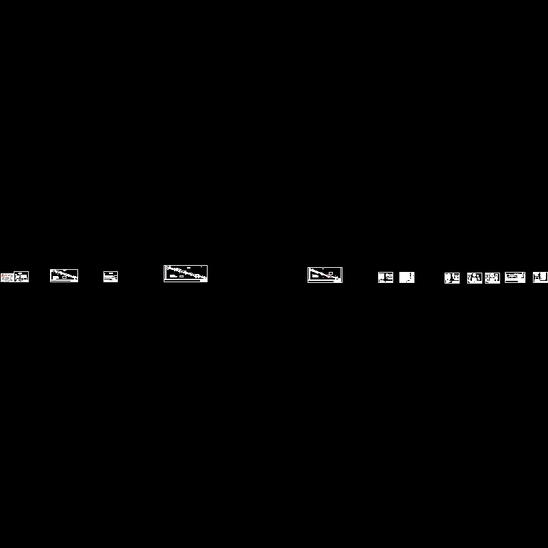 一份山区滑坡治理工程全套施工方案图纸设计（dwg格式CAD）(平面布置图)