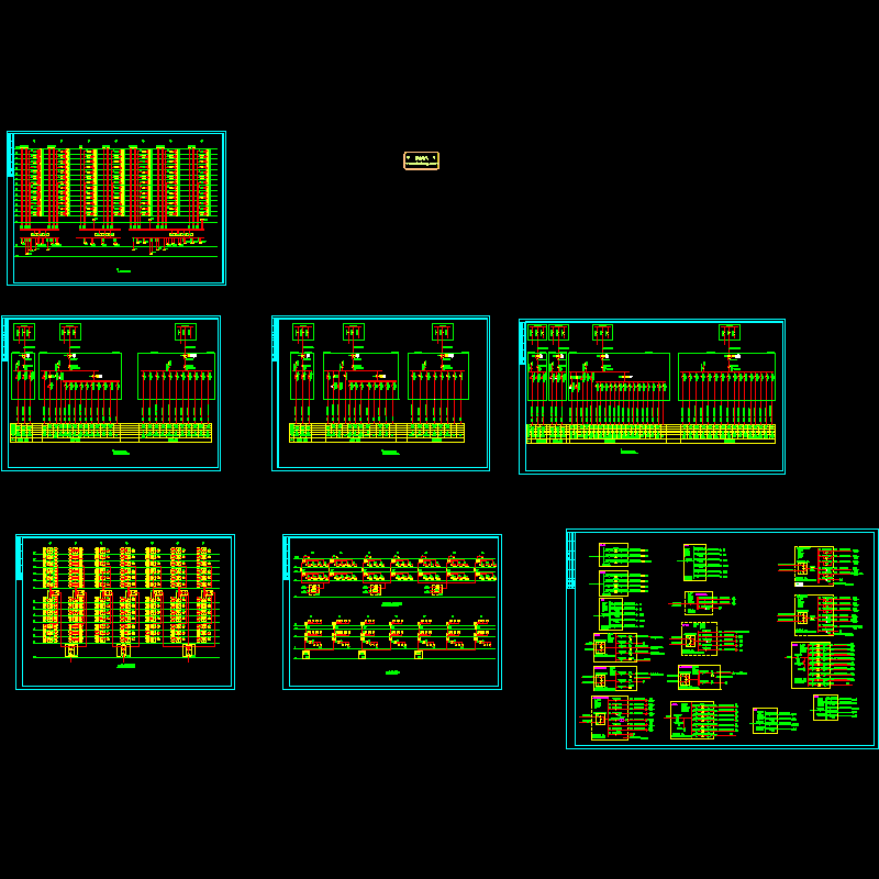 小区强弱电系统CAD图纸(dwg)