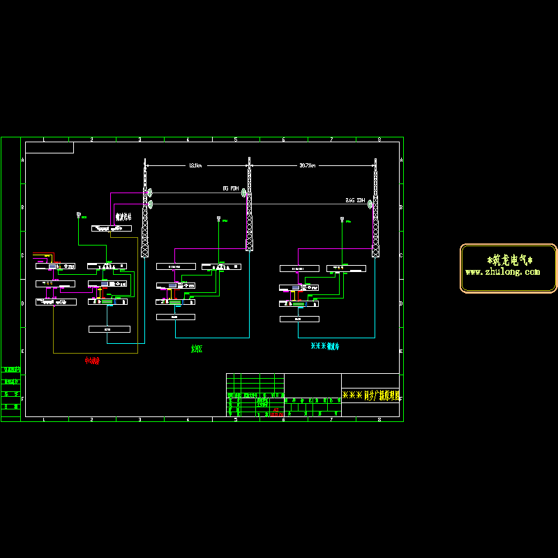 同步广播原理CAD图纸(dwg)