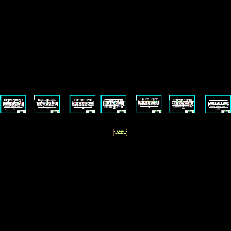 小区照明电气CAD图纸(dwg)