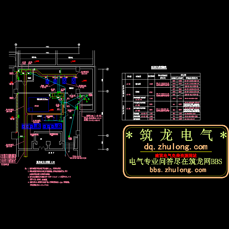 泵房动力大样CAD图纸(dwg)