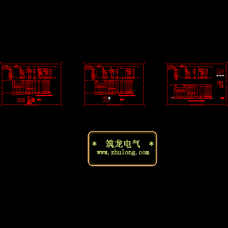 机组电气控制CAD图纸(dwg)