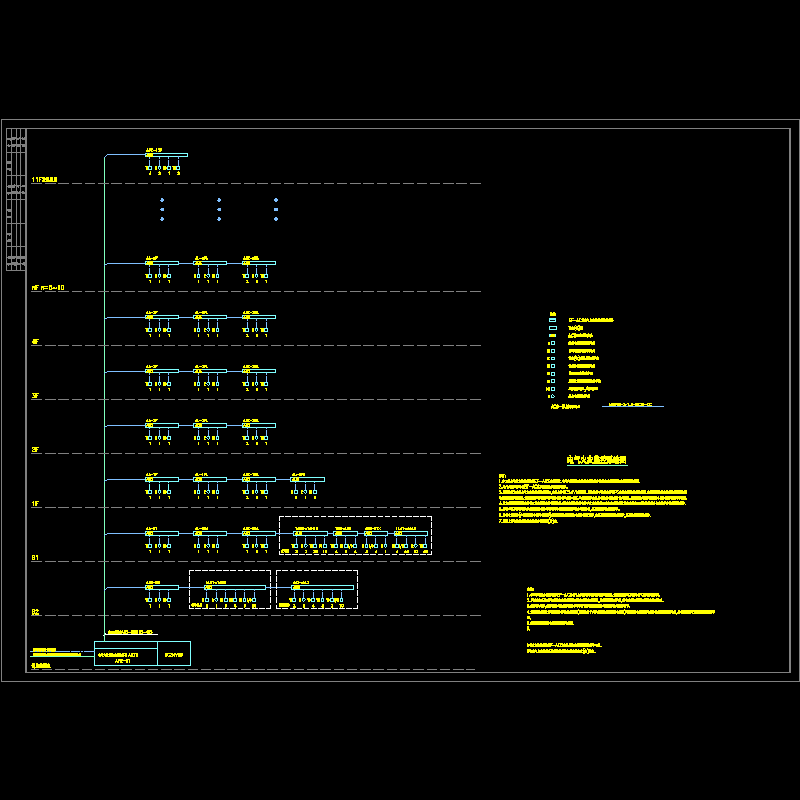 电气火灾监控系统图.dwg