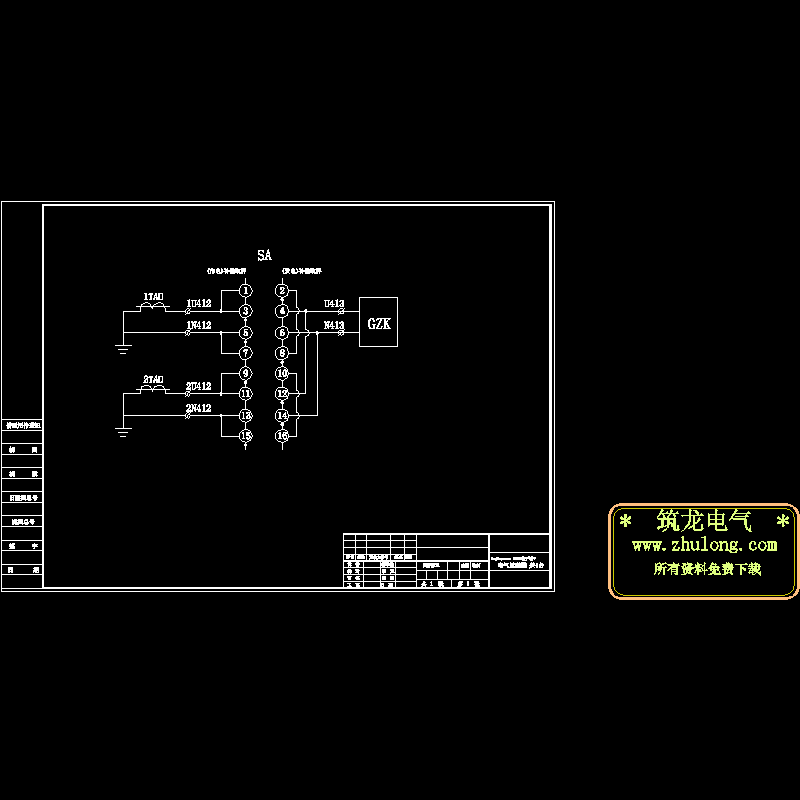 电容切换转换CAD图纸(dwg)