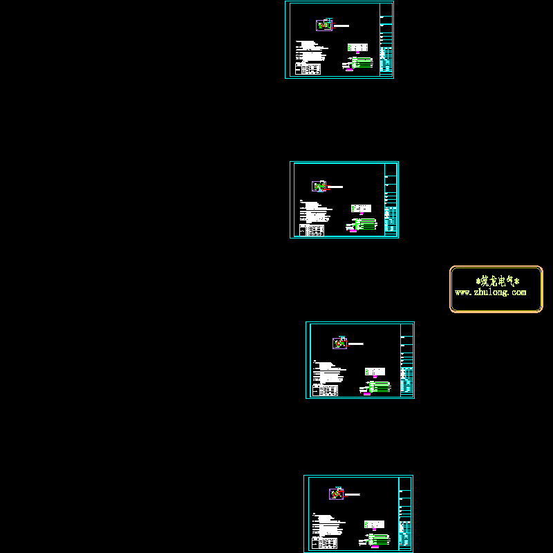 一份大门照明配电CAD详图纸(等电位连接)(dwg)