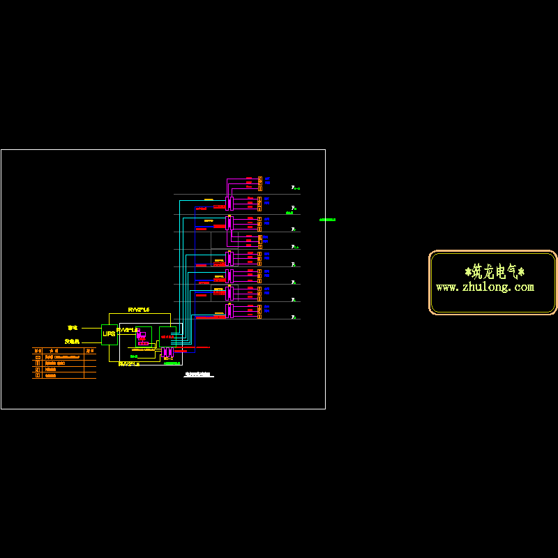 电话网络系统CAD图纸(dwg)