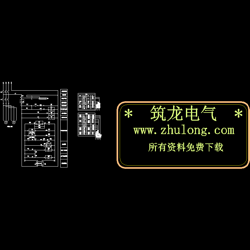 风淋室控制原理CAD图纸(dwg)