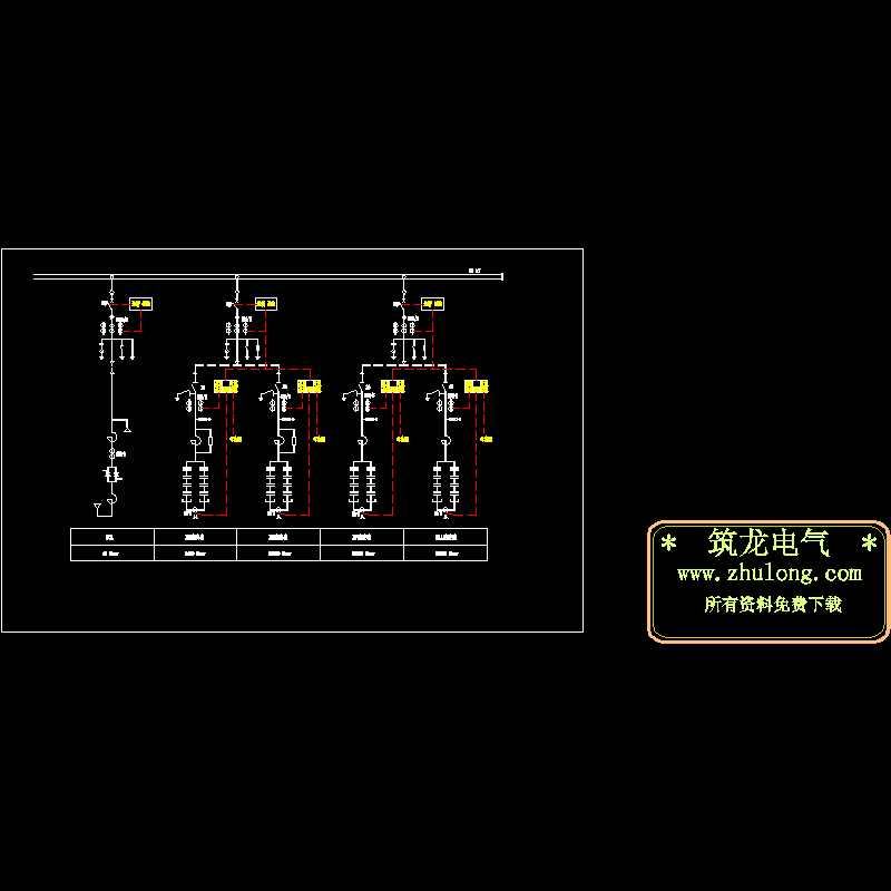 一份SVC保护配置CAD详图纸(dwg)