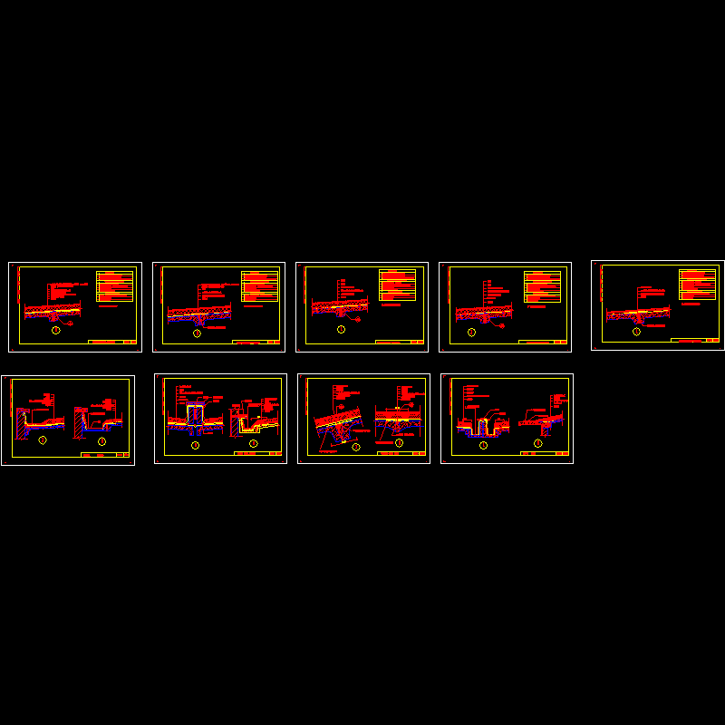 屋面防水大样图 - 1