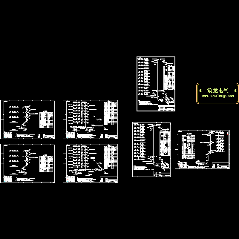 电表箱安装接线CAD图纸(dwg)