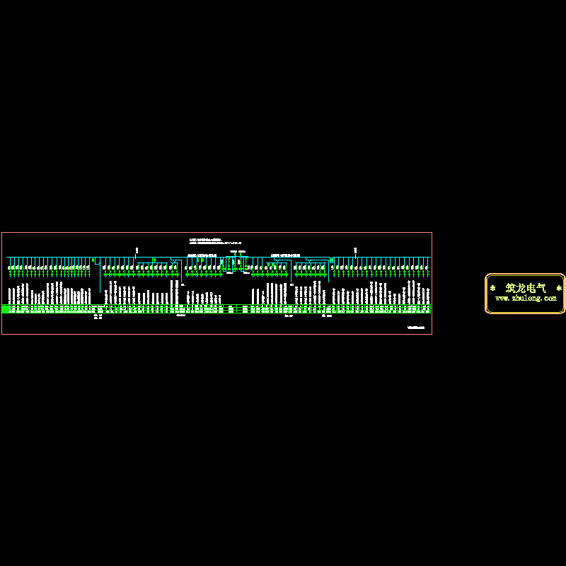 一份商场裙楼低压配电系统CAD图纸(dwg)