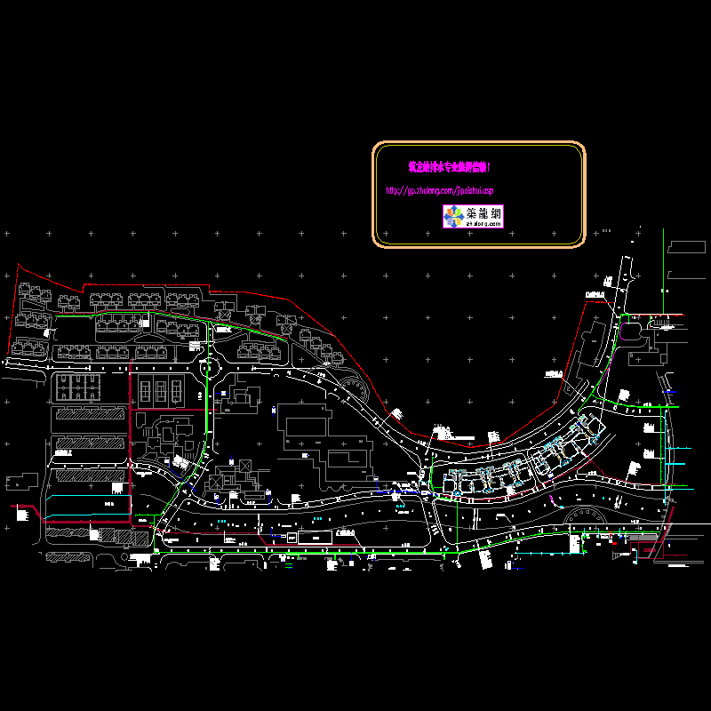 小区市政管线综合CAD图纸(dwg)