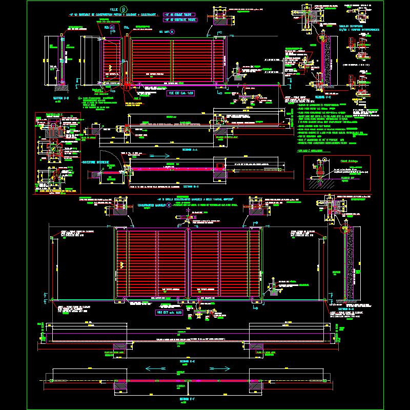 001-自动钢大门详图1.dwg