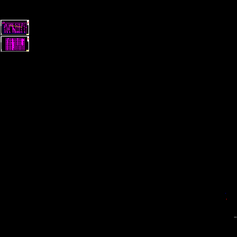 小压机二次控制原理CAD图纸(dwg)