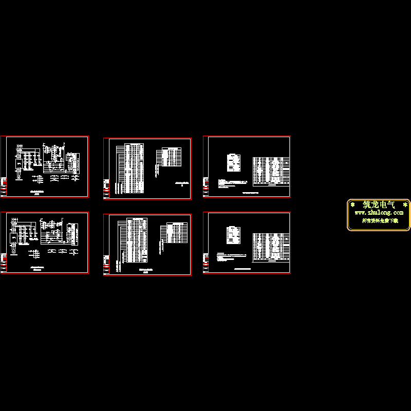 变频控制原理CAD图纸(dwg)