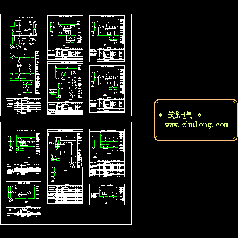 通用CPS电机控制原理CAD图纸(dwg)