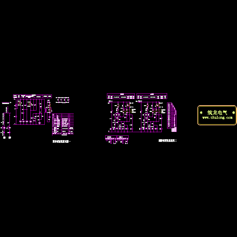 消防喷洒泵控制原理CAD图纸(dwg)