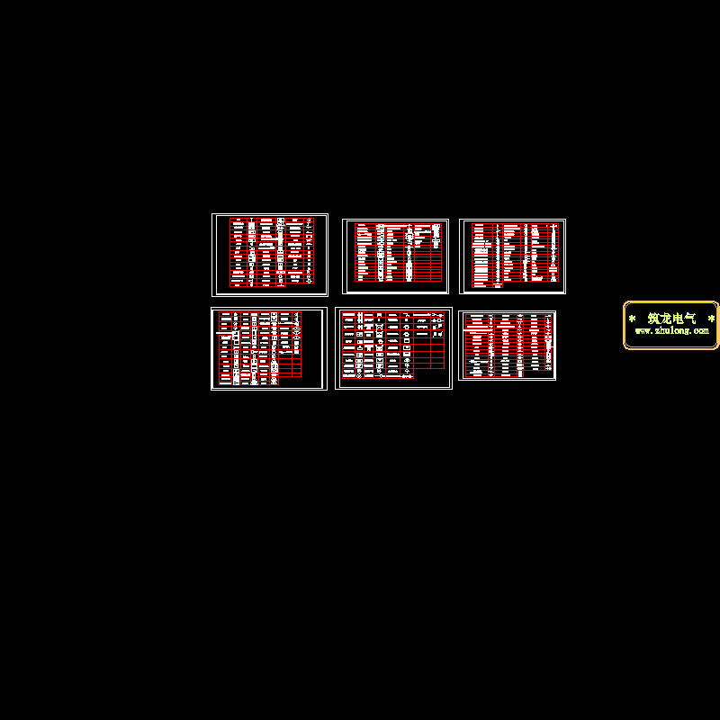 弱电CAD施工图纸例集锦(dwg)