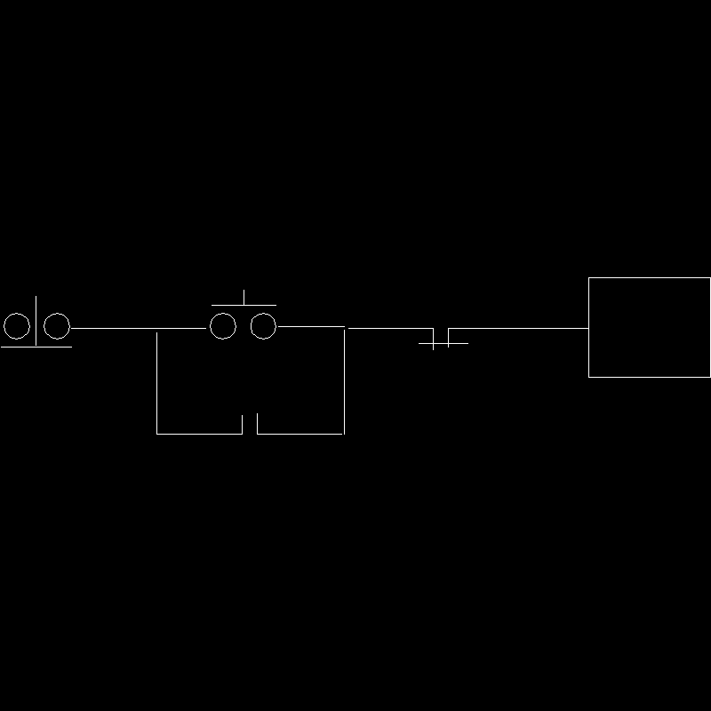 停止+启动+常开+常闭闭锁+线圈.dwg