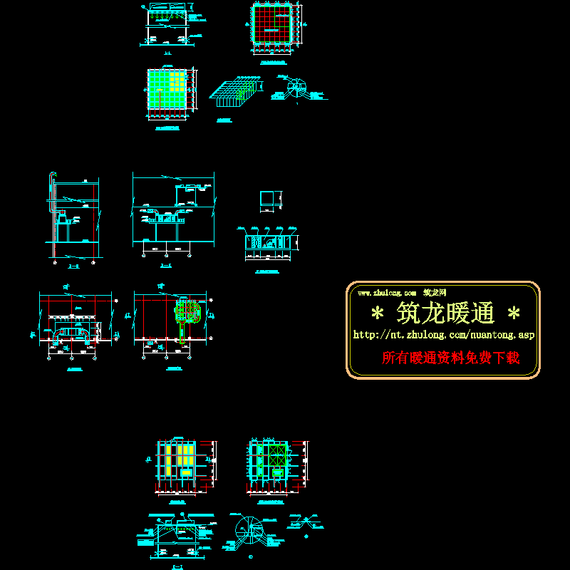 洁净室节点CAD详图纸(dwg)