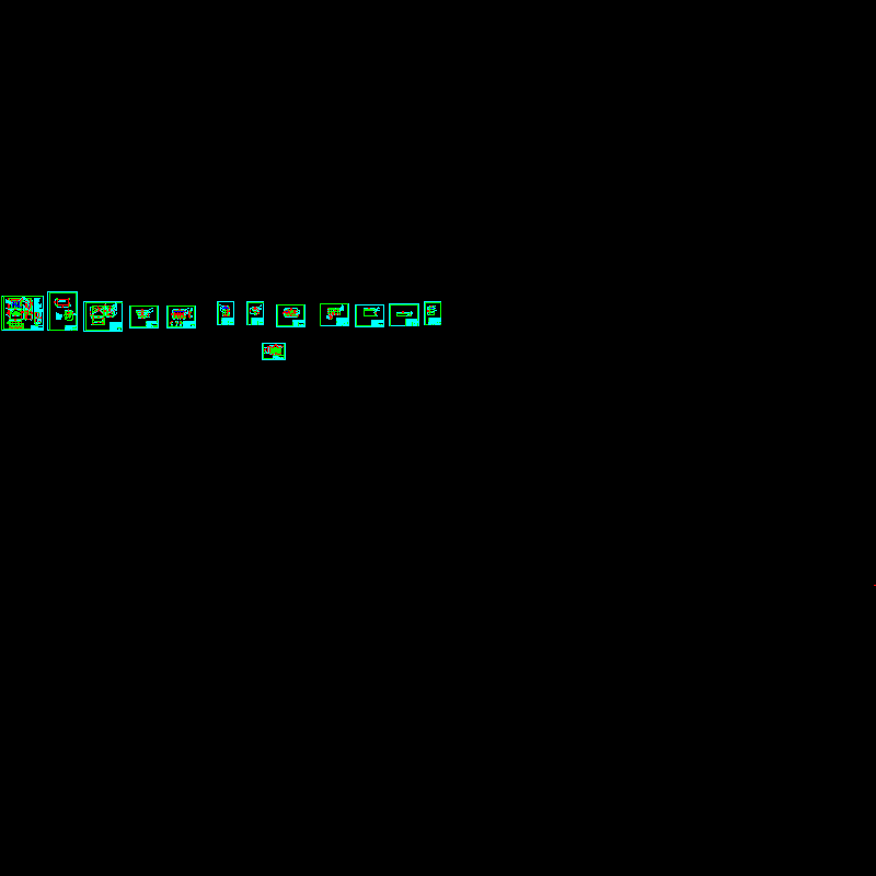 除尘器制作CAD详图纸(dwg)