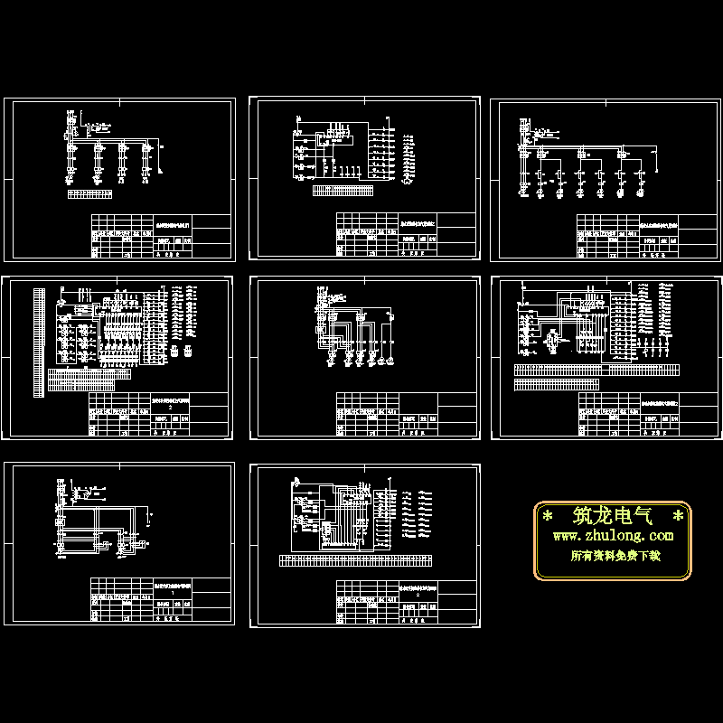 10Th煤水处理系统控制CAD图纸(dwg)