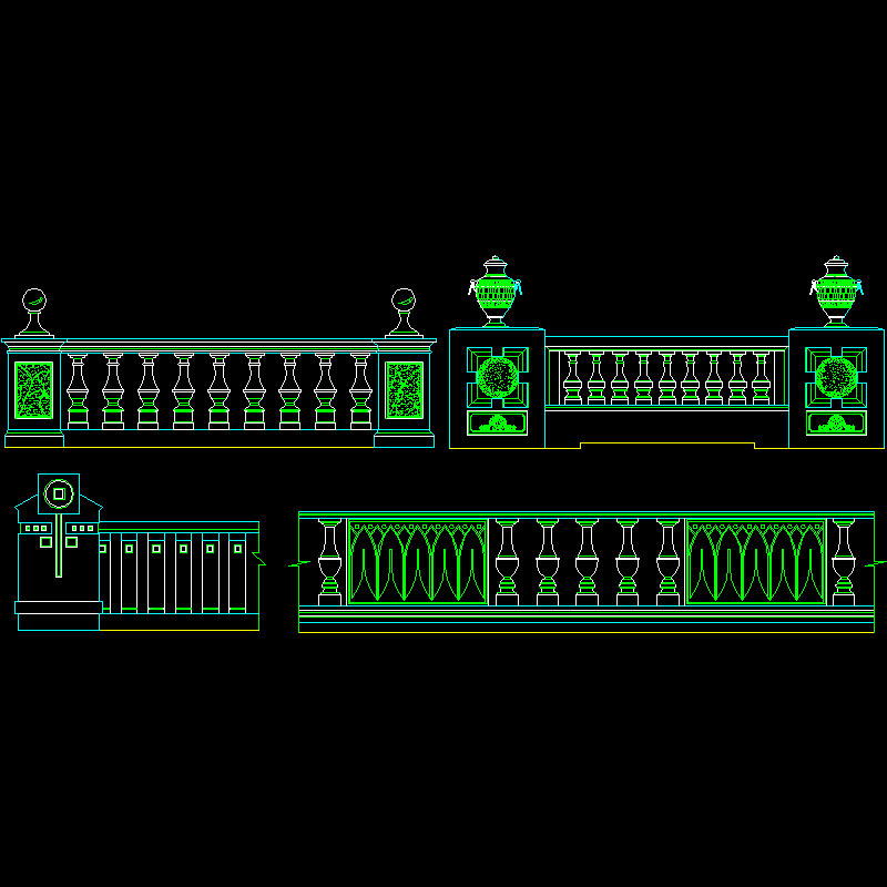 003-欧式栏杆详图2.dwg